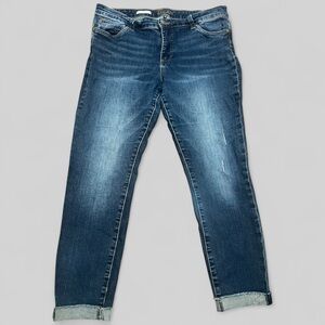 Kut from the Kloth Blue Ankle Cropped Jeans